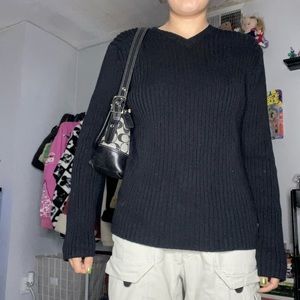 Y2K Dkny Ribbed Knit Long Sleeve 🖤